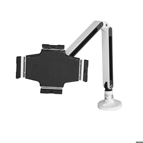 Skrivbordsfäste för surfplatta - StarTech.com - Ledad arm - Stål - Vit - 9" till 11"