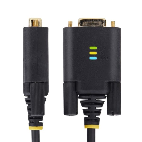 Nullserieadapterkabel - StarTech.com - 2m - FTDI - USB (H) till DB-9 (H) - Svart