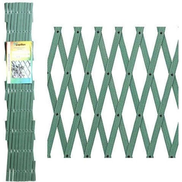 Grön PVC utdragbar spaljé 2x1 m