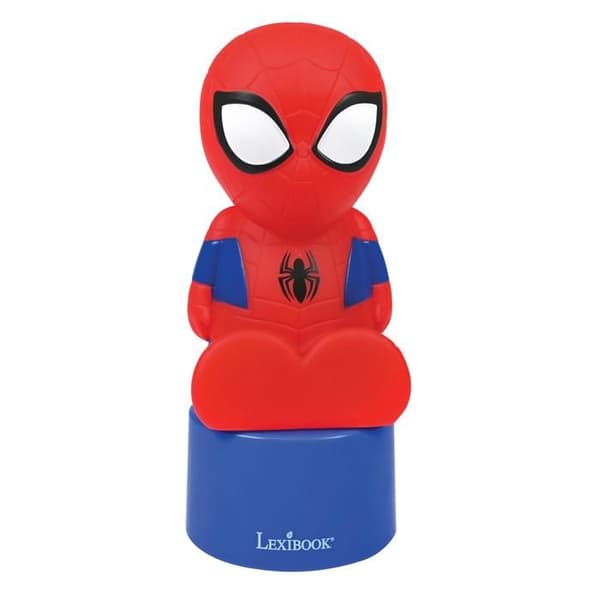Spiderman nattljushögtalare RÖD
