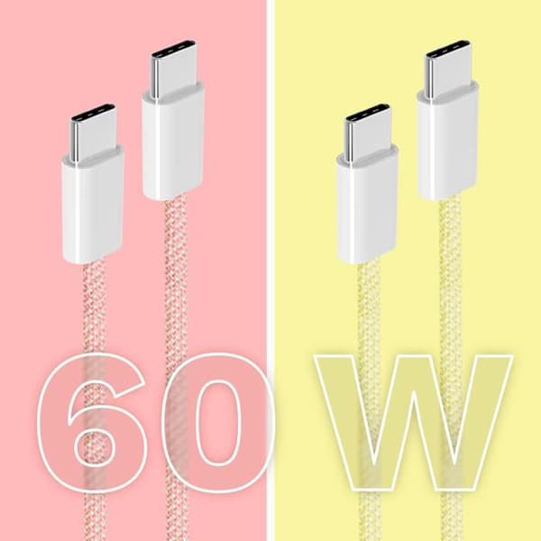 USB Type-C-kabel 60 W 1,5 m Gul Kruger&Matz Basic