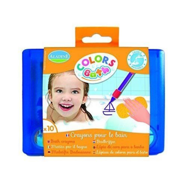 Badkritor - ALADINE - 42032 - Set med 10 - Ergonomiska - Tvättbara Flerfärgad