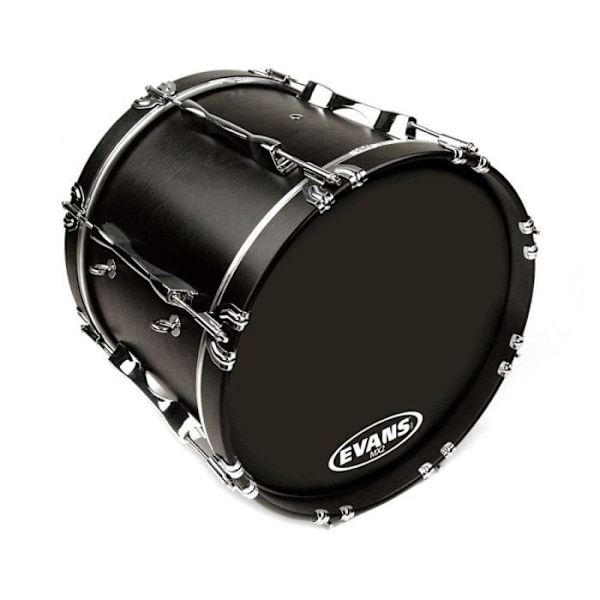 Evans Evans MX2 Black Marching Band bastrumshuvud, 24 tum