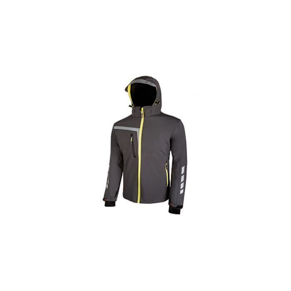 Ofodrad Soft Shell Arbetsjacka - U-POWER - PE114AG - Grå Grå XXXL