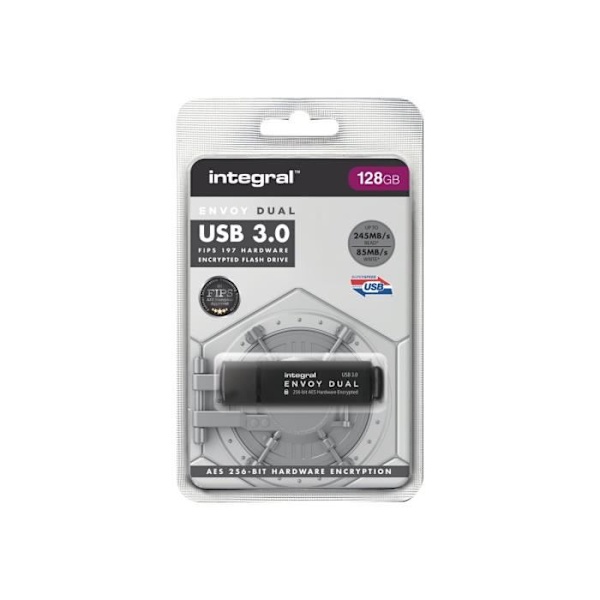 Integral Envoy Dual USB Flash Drive 128 GB USB 3.0