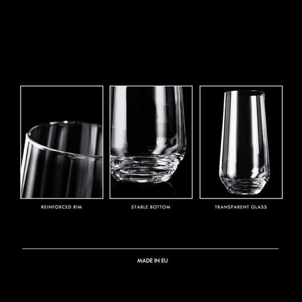 Vattenglas Juice Highball Krosno Set om 6 480 ML Kollektion Splendour Elegant