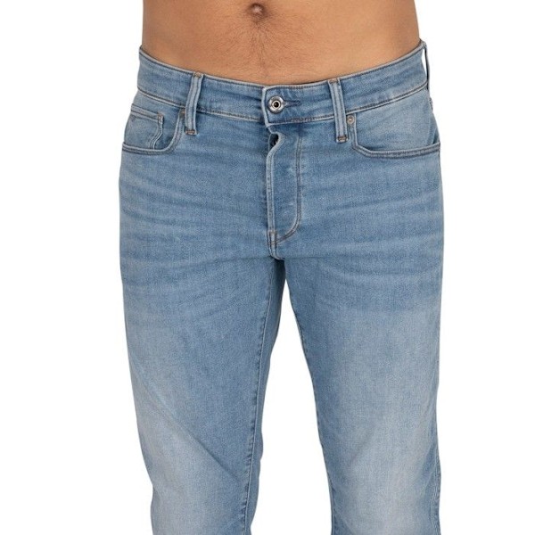 Pantalon - G-Star - 3301 Slim L30 - Denim Superstretch - Slim Fit - Blå Blå 32/30