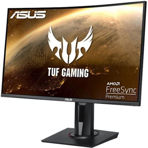 ASUS TUF Gaming VG27WQ - LED-skärm - böjd - 27" - 2560 x 1440 WQHD @ 165 Hz - VA - 400 cd/m² - 3000:1