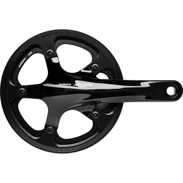 Shimano Alfine FC-S501 vev - 45 tänder med svart yttre kedjeskydd Svart