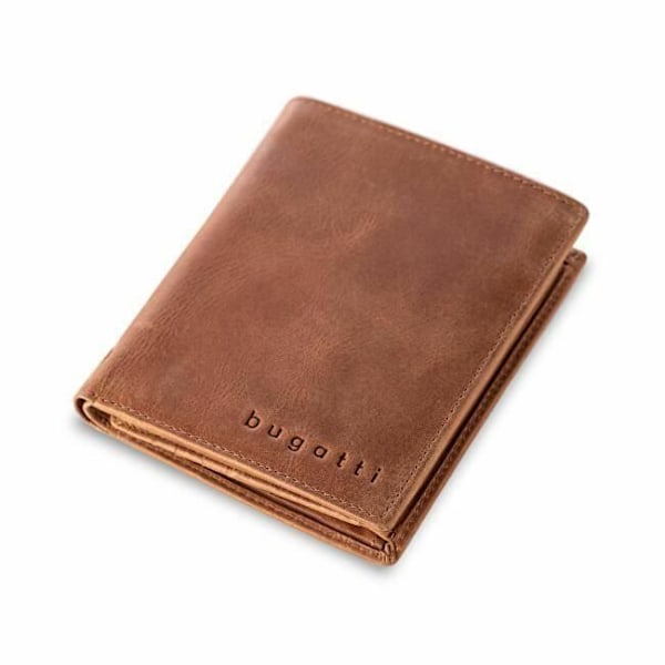 Plånbok - Bugatti - Volo 49218307 - Cognac läder - 5 kortfack - 2 sedelfickor Cognac