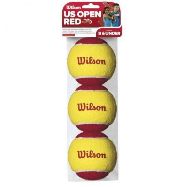 Tennisbollar - WILSON - Starter - Set med 3 - Röd färg - För barn