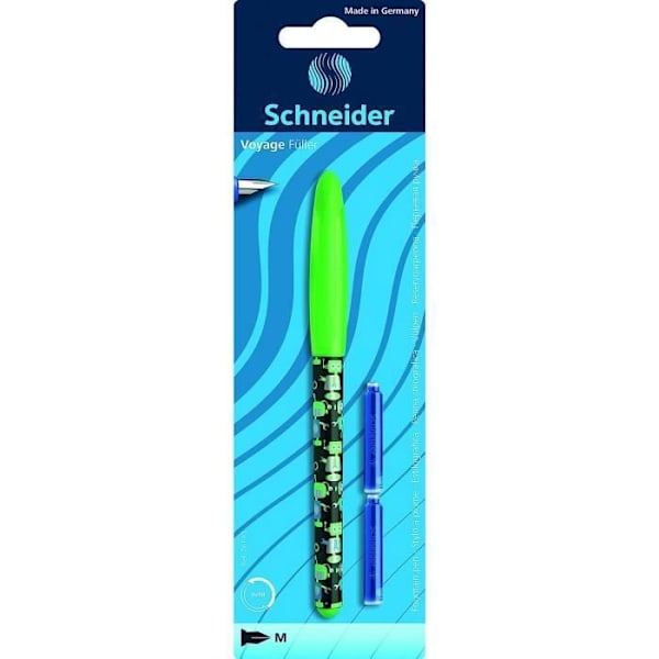 Reservoarpenna - SCHNEIDER - Resor - Vit - Diverse - Spets - Medium Blandad