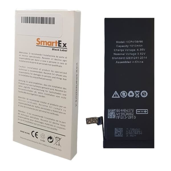 Smartex® Black Label Batteri kompatibelt med iPhone 6 - 1810 mAh