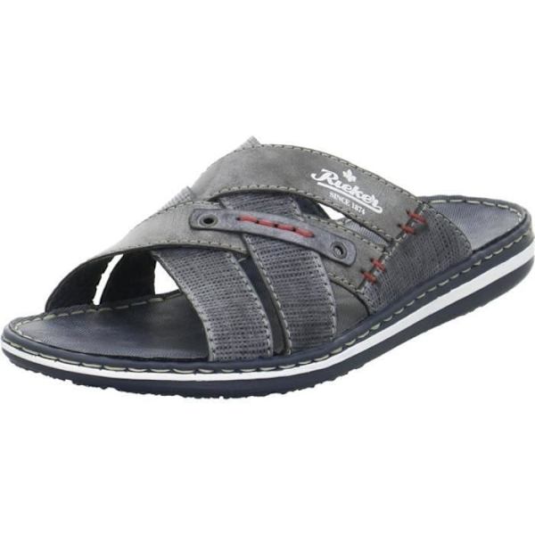 Sandaler - RIEKER - Blå Sandaler - Klack 2 cm - Syntetisk - Herr Blå 44