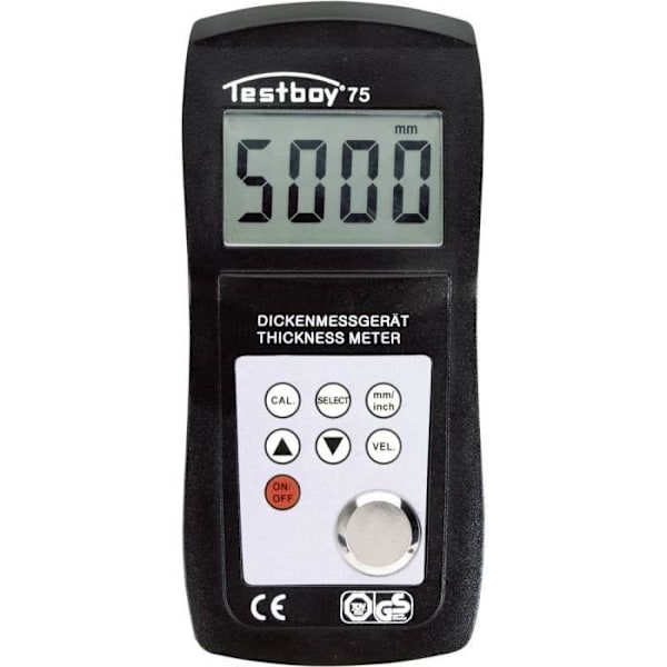 Tjockleksmätare - TESTBOY - Testboy 75 - 1,2 - 200 mm - 4-siffrig LCD-display