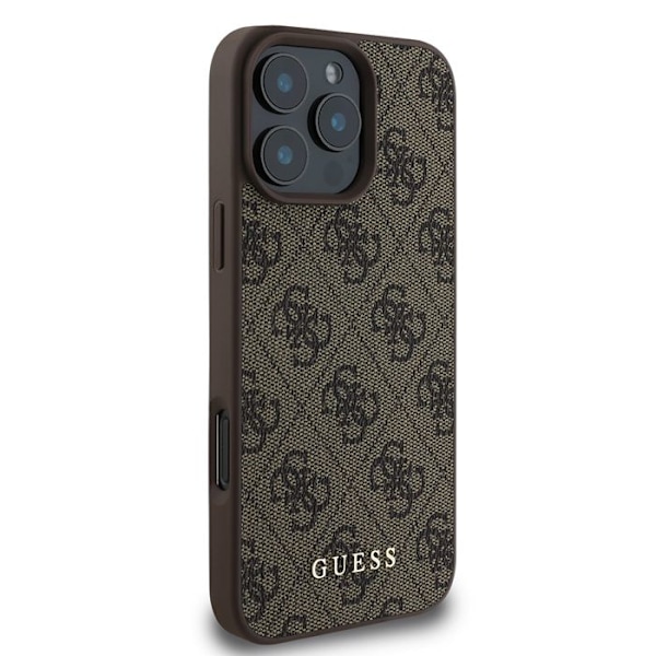 Guess 4G Classic - Skal för iPhone 16 Pro Max (brun)