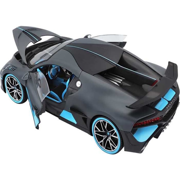 Monterade miniatyrer - Bugatti Divo Svart / blå 1/18 Burago Svart / blå