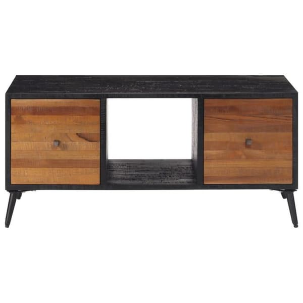 vidaXL Soffbord 90x50x41 cm Solid Reclaimed Teak 358527