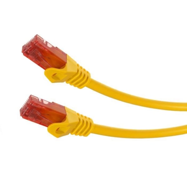 Patchkabel RJ45 Cat6 UTP Ethernet 1 m gul Maclean MCTV-301Y