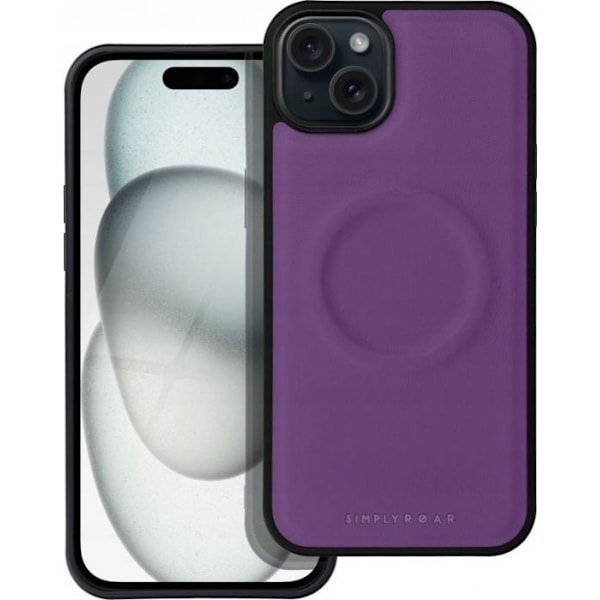 Coque telefon - bumper telefon Roar Étui Mag Morning - för iPhone 15 Plus Lila