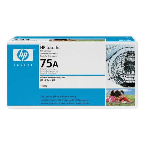HP LaserJet 75A tonerkassett - Svart - För LaserJet IIIp, IIp, IIp plus