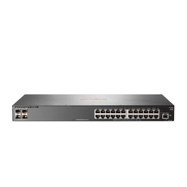 HPE Aruba 2930F 24G 4SFP+ Managed L3 Gigabit Ethernet (10/100/1000) 1U Grå