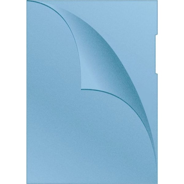 Skrivbordset Q-connect - KF00307 - ENVELOPER, TYP L, PP, A4, PEAD, 120 MICRON, BLÅ