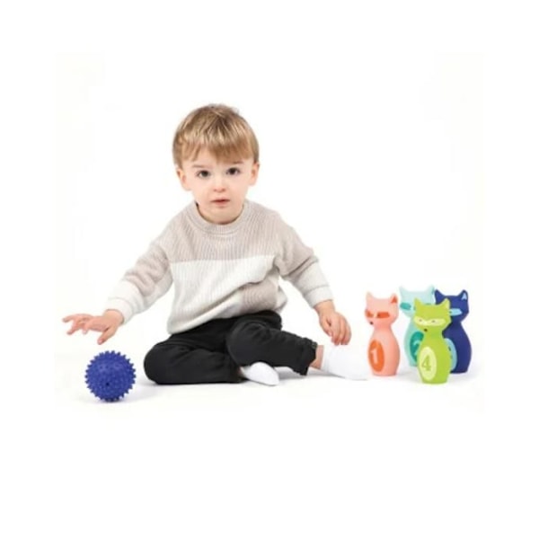 LUDI - ACTIVITY BOX Mattor, käglor och Former - Från 10 månader Flerfärgad
