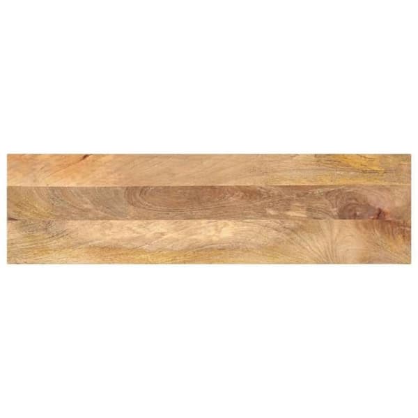 vidaXL Bordskiva 100x30x3,8cm rektangulär massiv mangoträ 371503