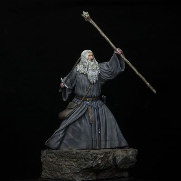 SD-leksaker Sagan om ringen Gandalf i Moria-statyn svart