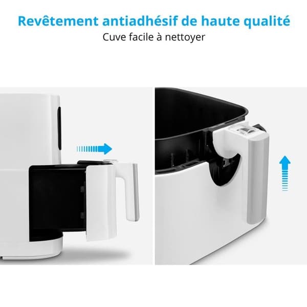 Luftfritös - MEDION MD11740 - 5,3L - 2150W - Touchscreen - 9 Program - Vit Vit