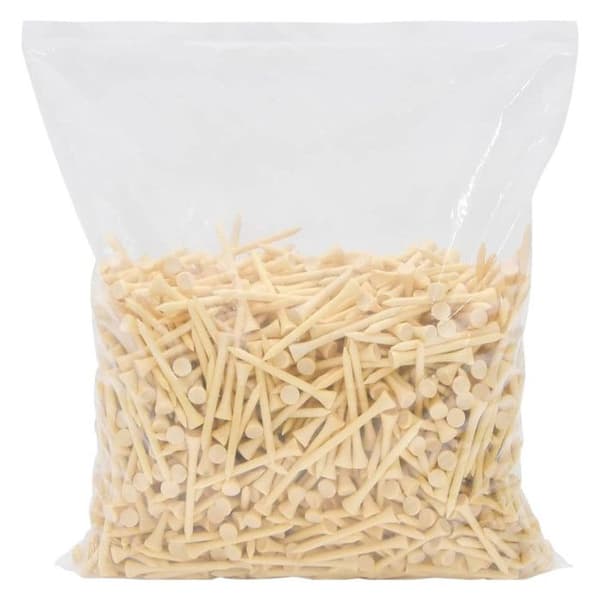 Golftee 1000 st 83 mm bambu Naturlig