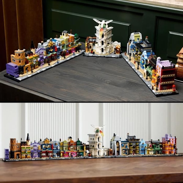 LEGO Harry Potter 76444 The Magic Shops of Diagon Alley - Set för vuxna Flerfärgad