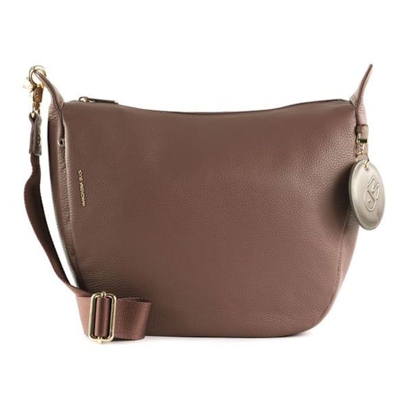 Axelväska - MANDARINA DUCK - Mellow Leather Crossover - Koläder - Brun - 30x28x11cm kastanj