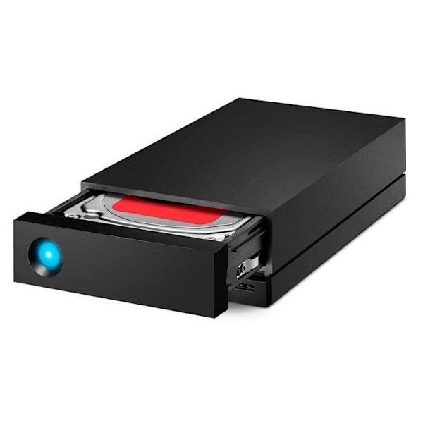 LaCie 1big Dock 8TB TB3 + USB 3.1 extern hårddisk - svart