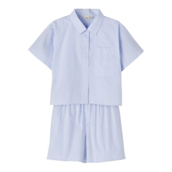 Pyjamas - Name it nattlinne - 13202453 - Nkffirandi Nattset Pyjamas, Himmelsblå, 11 Years Girl Himmelsblå S