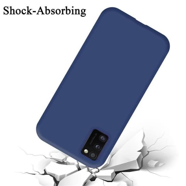 Coque - CADORABO - Samsung Galaxy A41 - Silikon TPU - 360° skydd - Tunn och lätt design Blå