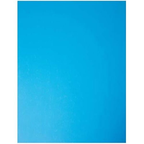 Papper kartong - LIDERPAPEL - cx80 - Pack av 25 - Färg Turkosblå - Mått 50 x 65 cm Turkos