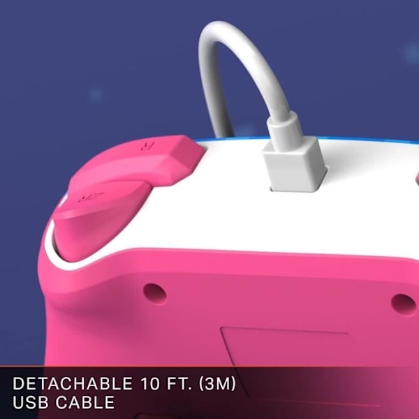 Spelkontroll - POWER A - Kirby - Trådad - USB-kabel 3m - 2 programmerbara knappar Kirby