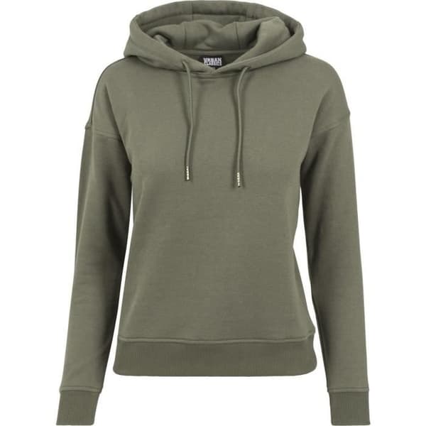 Urban Classics Dam - BASIC Hoody oliv Grön M