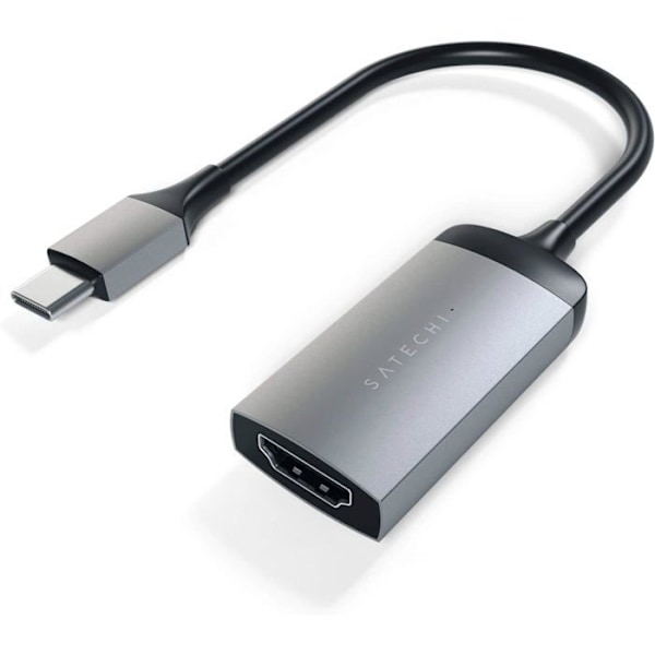 Satechi USB-C HDMI extern videoadapter grå