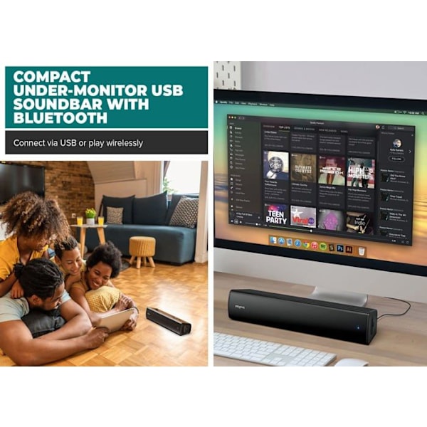 Ljudbar - Creative - Stage Air V2 - USB - Bluetooth - 20 Watt