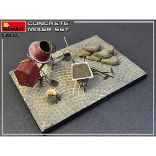 MiniArt - Modellsats Diorama Betongblandare |miniart|35593| 1:35 - Ref : 8871