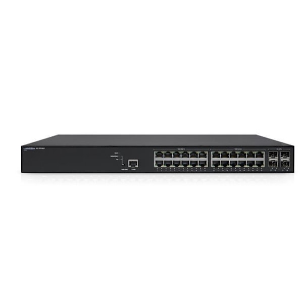 Nätverksswitch - LANCOM - GS-3528XP - Hanterad L2-L3 - 24 RJ-45 portar - Gigabit Ethernet Svart