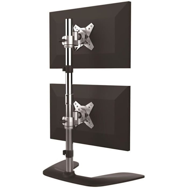 StarTech.com Vertikalmonterad PC-skärmarm med dubbla skärmar - aluminium (ARMDUOVS)