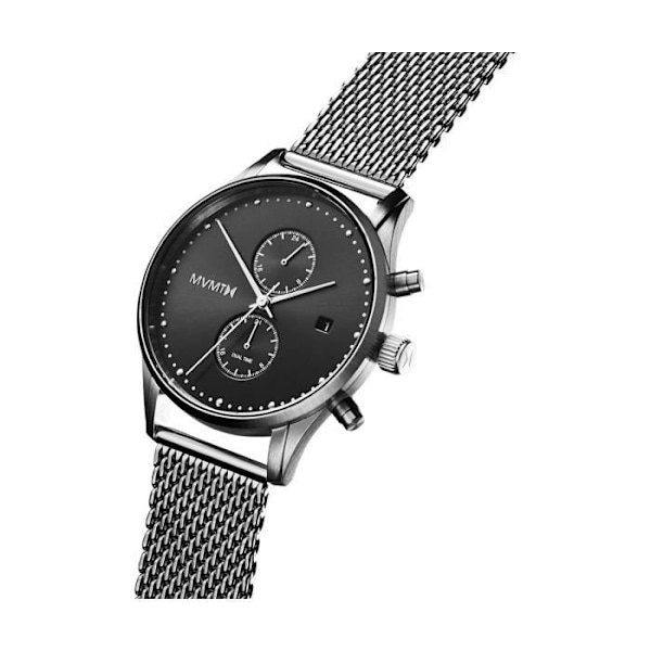 Klocka - MVMT - 27059 - Grå stål - Analog - Runt boett 42 mm Grå