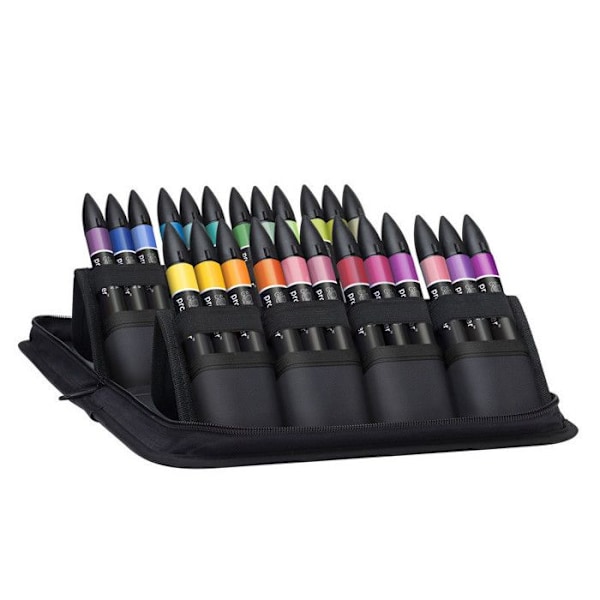 WINSOR & NEWTON Promarker Markers - Studentsortimentspåse med 24 st Blandade färger