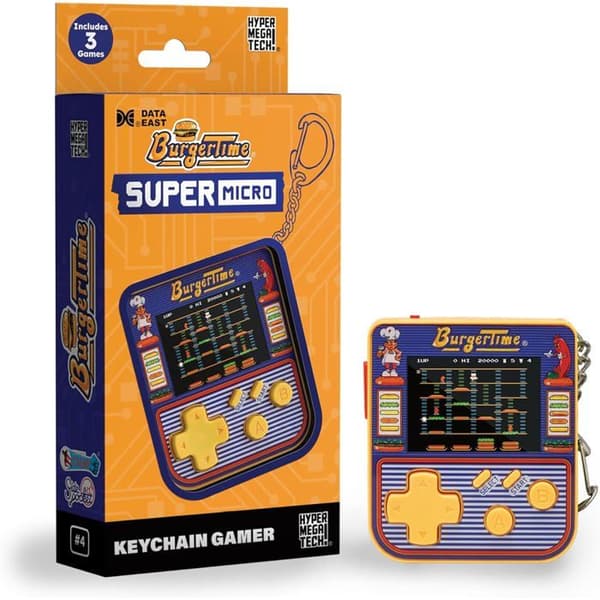 Super Micro Data East Hamburger Tid Nyckelring Gamer