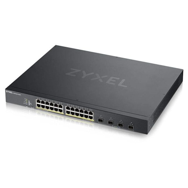 Ethernet-switch - ZYXEL - XGS1930-28HP - 24 portar - Hanterad - Modulär Svart