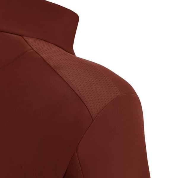 Macron Piave Sweatshirt - Mörkröd/Vit - 1/4 Zip Collar - Herr Mörkröd/vit S